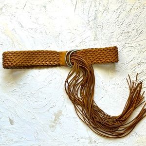 🐎Braided Western belt with tassels